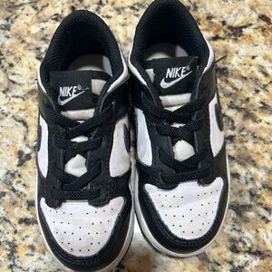 Nike Kids Black and White Sneakers